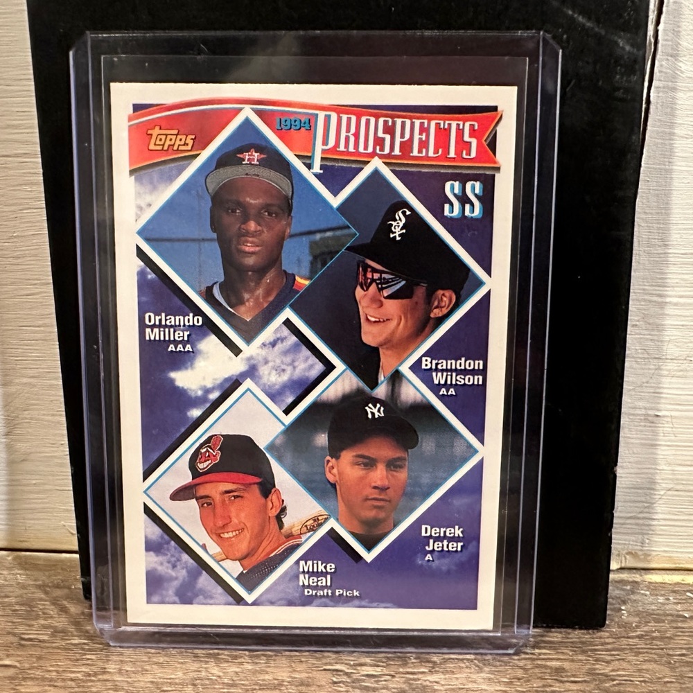 DEREK JETER RC 1994 TOPPS PROSPECTS #158 ROOKIE BASEBALL CARD NEW YORK YANKEES